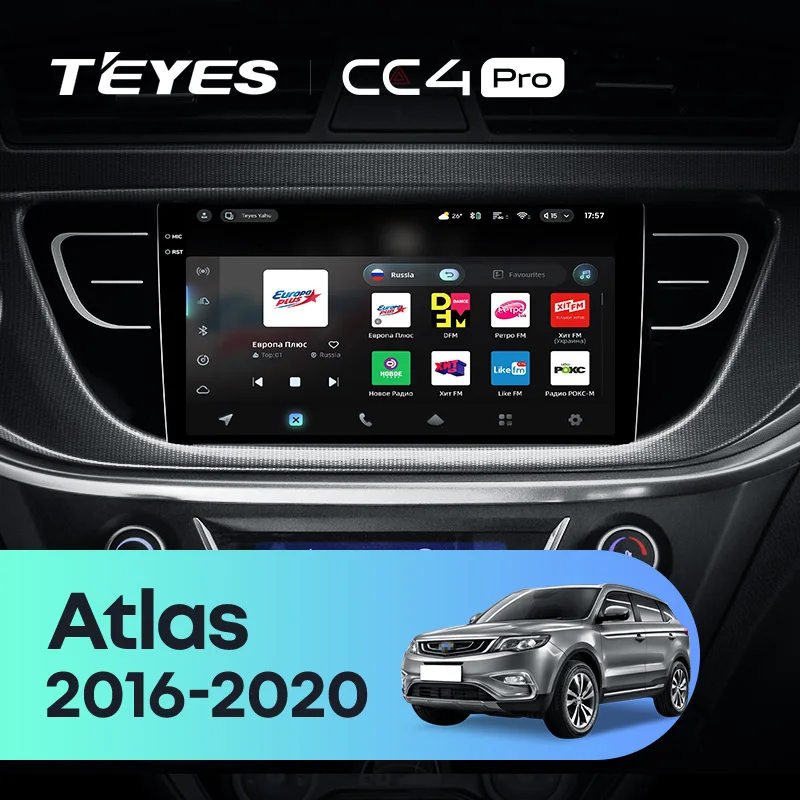 TEYES CC4 PRO For Geely Emgrand X7 Sport Atlas NL-3 2016 - 2020 CarPlay Radio Multimedia Stereo Car play Auto 2DIN Autoradio