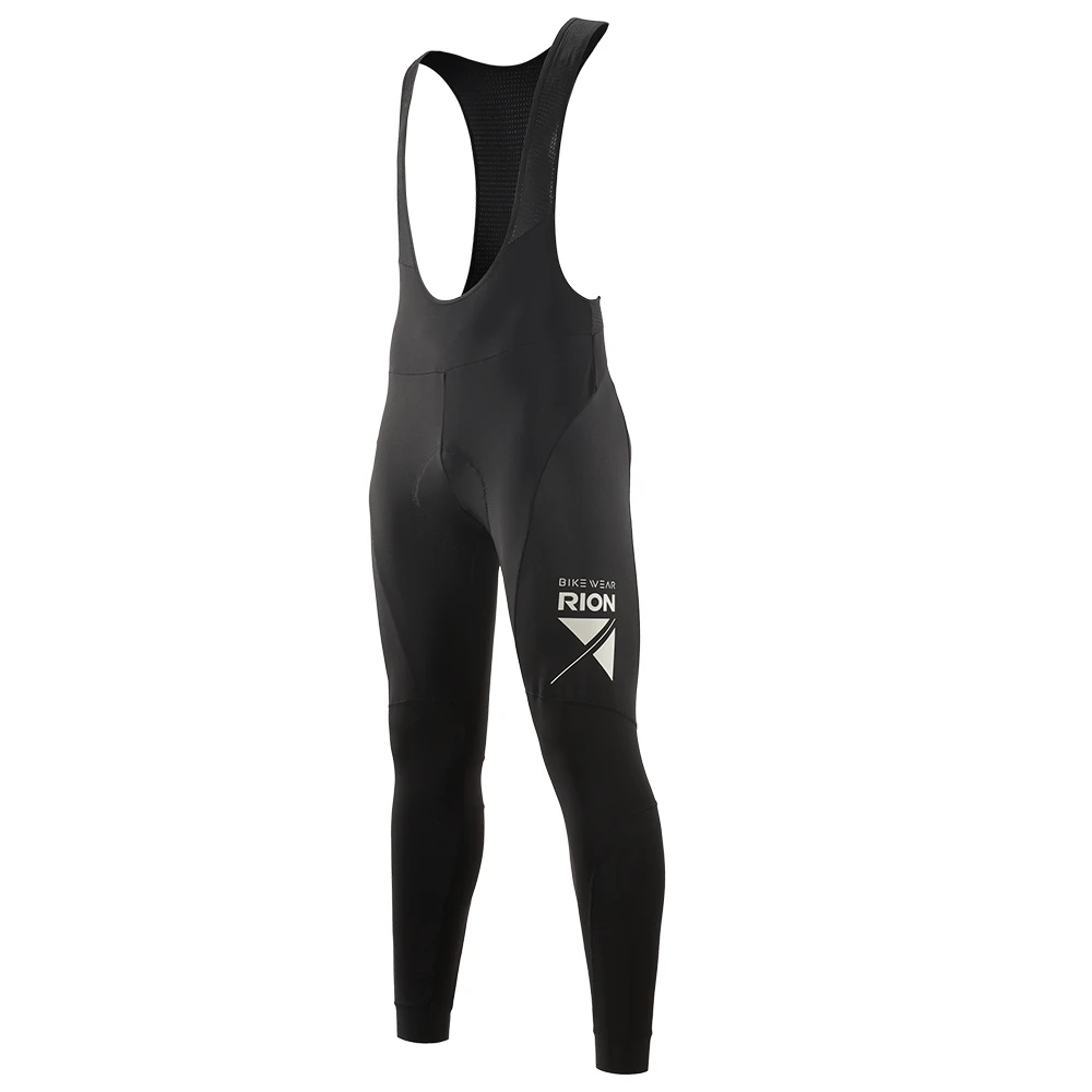 AliExpress RION Cycling Bib Pants Men Women Thermal Bicycle Trousers MTB Tights Padded Road Bike Bibs Windproof Warm Dolomiti Pad 8H Winter