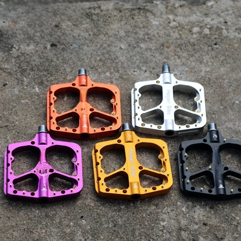 AliExpress HOGER Pedals Sepeda MTB Aluminum Alloy Non-slip Sealed Bearing Bicycle Pedal Bicycle Pedal Flat Bicycle pedal HP-20