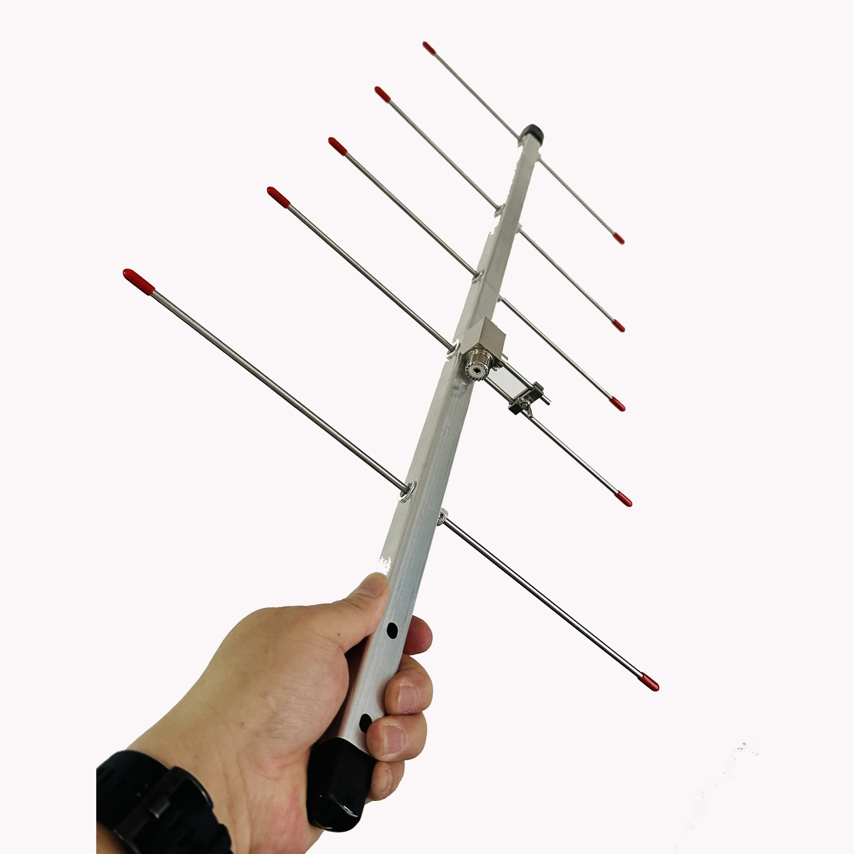 Antena UHF Yagi o wysokim wzmocnieniu, 5 elementów, odłączana i przenośna, regulowana, pasmo amatorskie 420–450 MHz — zdjęcie produktu 7