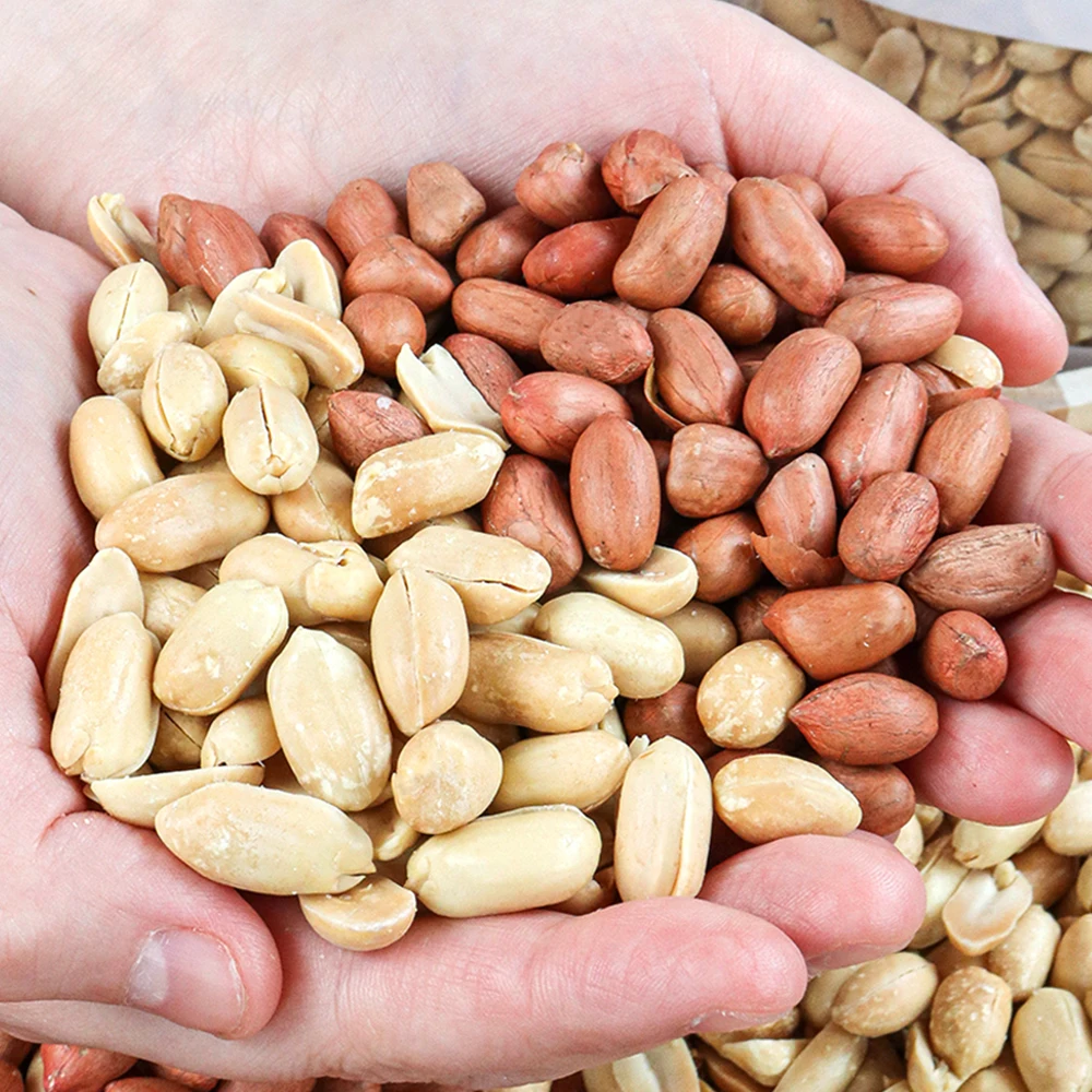 Beer snacks! 2 large-capacity roasted peanuts (400g + 400g) total 800g [red peanut/nude peanut] 