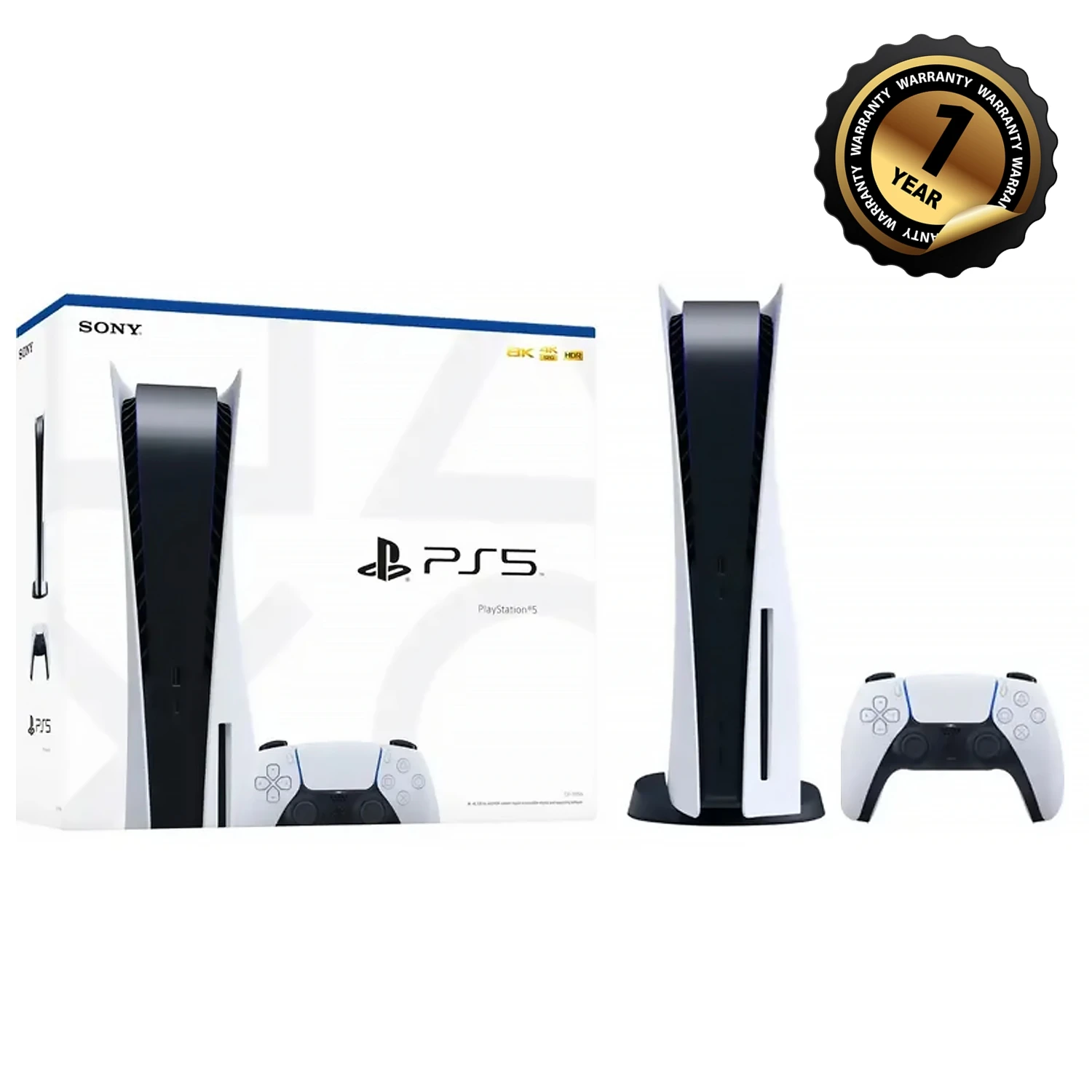 Sony PlayStation 5 Video Game Console (Disc Edition) - White