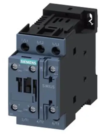 

3RT60251BF40 3RT6025-1BF40 DC110V 17A 1NO/1NC Contactor DC 110 V AC3 7.5 kW 400 V AUX contacts 1 NO +1 NC 3-pole, size S0 screw