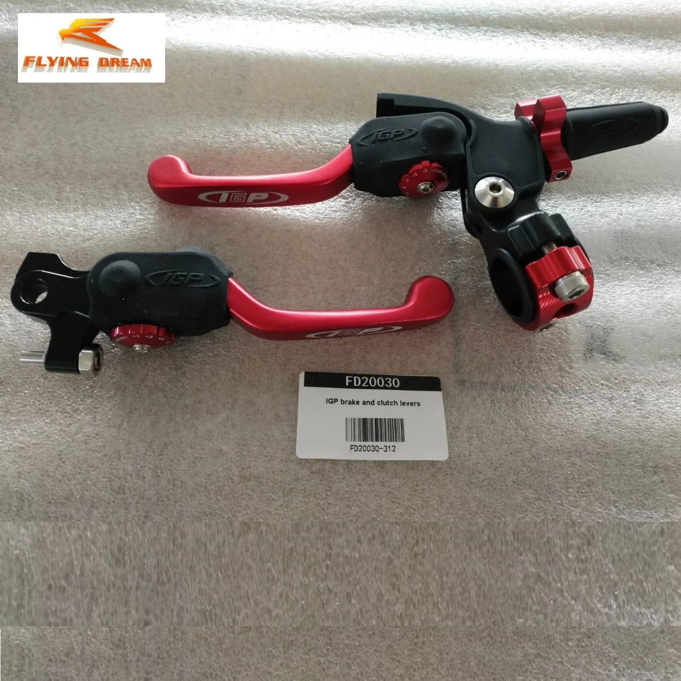 Universal Handle Bar CNC IGP alloy folding brake Lever Set For CRF KLX Xmotos BSE M4 M5 J3D M6 J11 M9 KAYO Mojoracing Dirt Bike