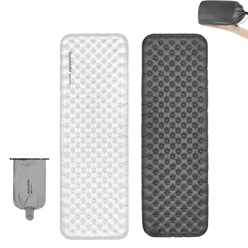 Naturehike 2024 Materac dmuchany kempingowy Ultralekki 6,5 Wysoki R-Value Zimowy ciepły 10 cm Gruby materac dmuchany Przenośne maty do spania na zewnątrz — zdjęcie 2