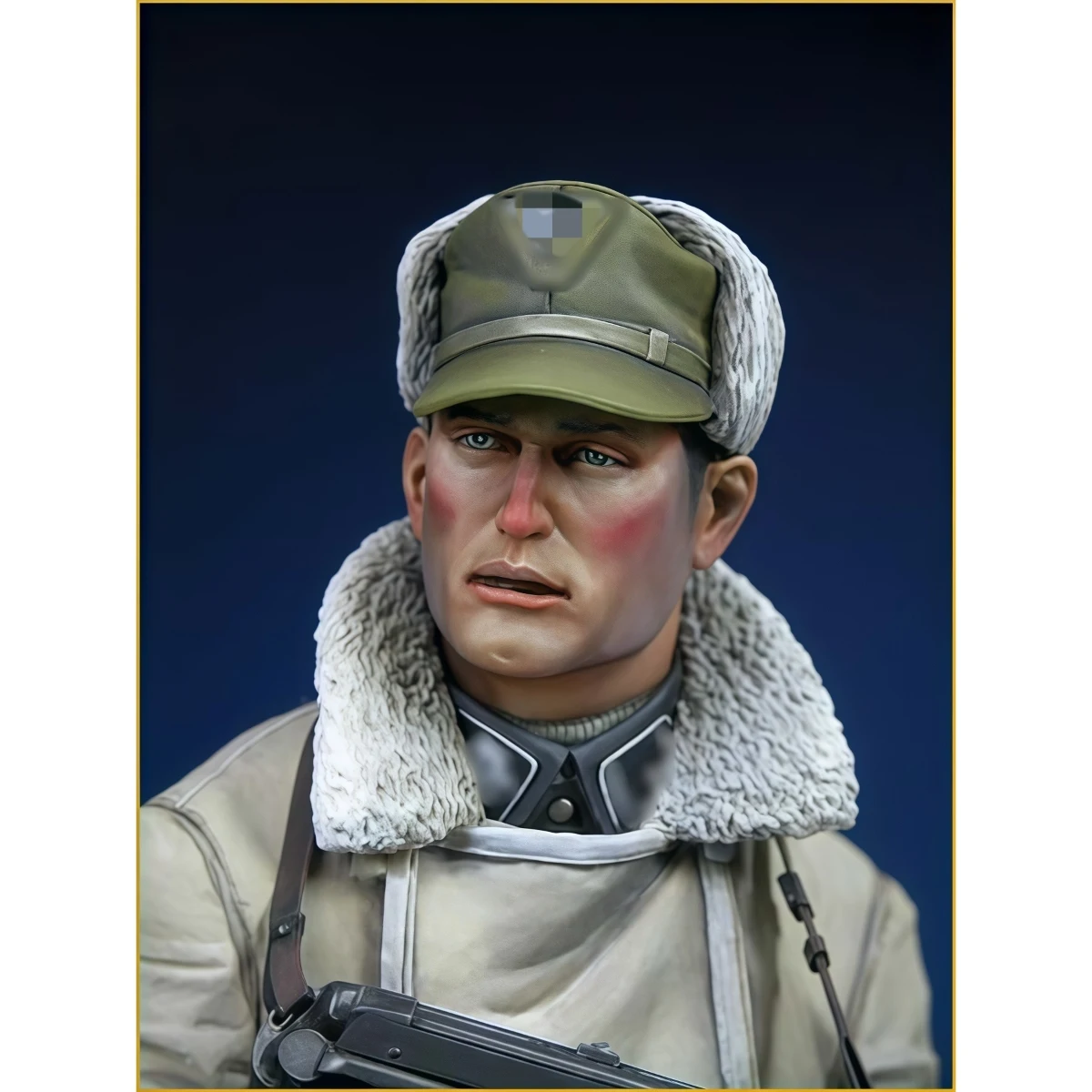 1/10 resin unpainted model kit, military full-body figure, military theme, unassembled and unpainted GK, 1749X