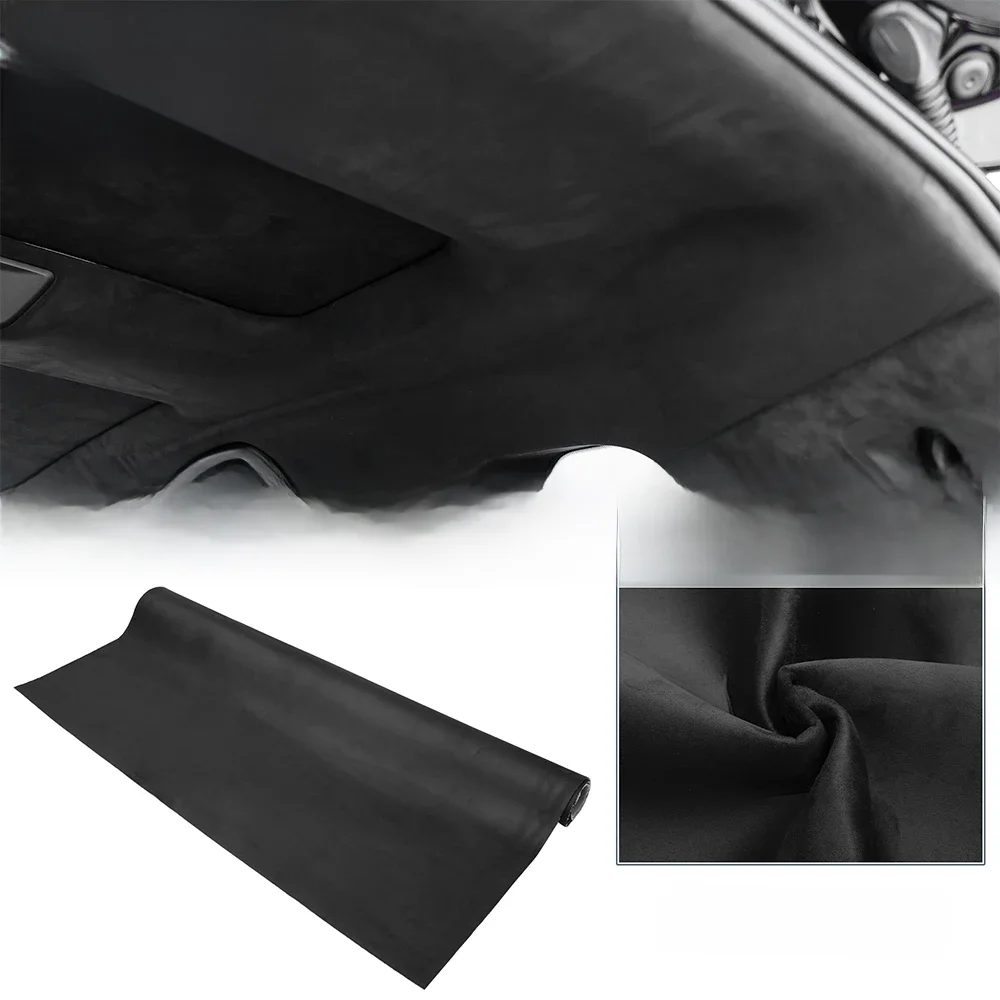 UXCELL Suède Headliner Stof Schuimsteun voor Auto Vrachtwagen Interieurbekleding Beschermen Veroudering Gebroken Vervaagd DIY Vervanging 200x152cm - afbeelding 2