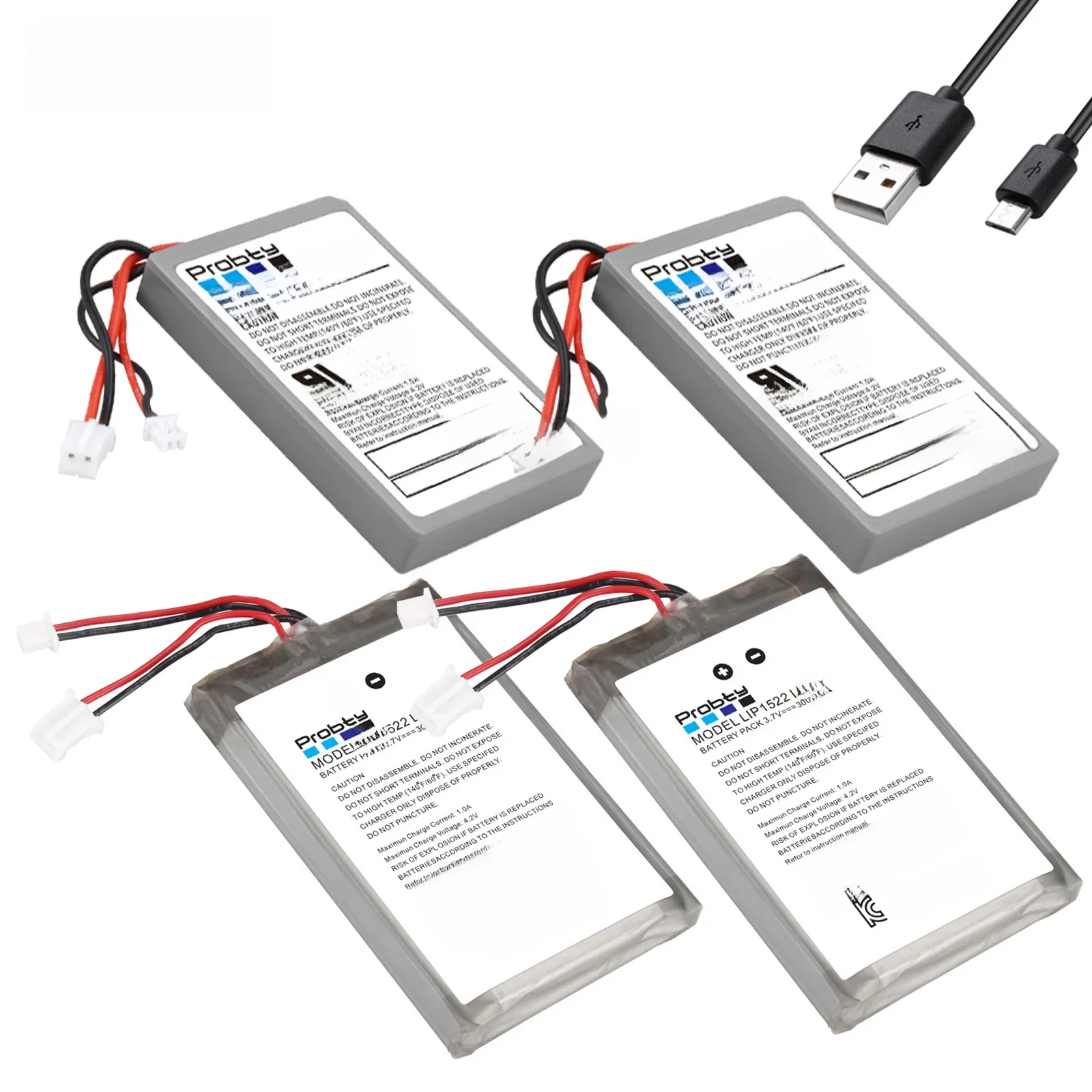 Nouvelle batterie pour Sony PS4, PS4 Pro/Slim manette de jeu contrôleur sans fil CUH-ZCT1E CUH-ZCT1U CUH-ZCT2 ou CUH-ZCT2U remplacer la batterie