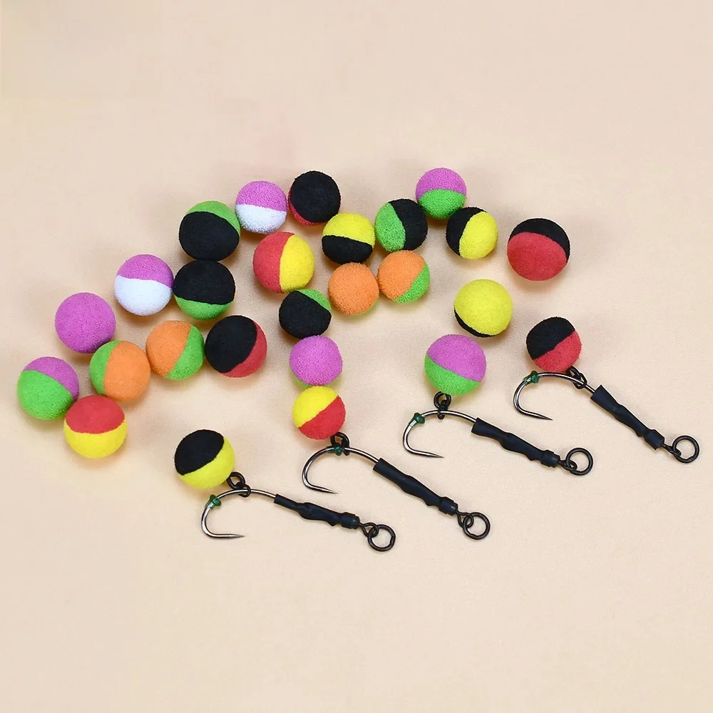 Bouillettes Pop Up pour la pêche à la carpe, boule en mousse, 10mm 12mm, flottabilité, appât pour la carpe, méthode d'alimentation, bouillettes flottantes, 14 pièces/boîte