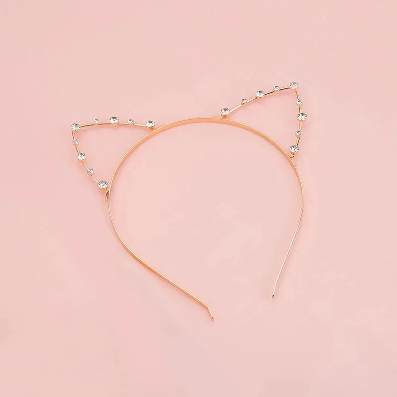 Ze stopu metalu kot lis ucho zwierzę opaska dziewczęca obręcz do włosów uroczy prezent czapeczki na imprezę urodzinową wystrój wielkanocny Cosplay Halloween — zdjęcie 2