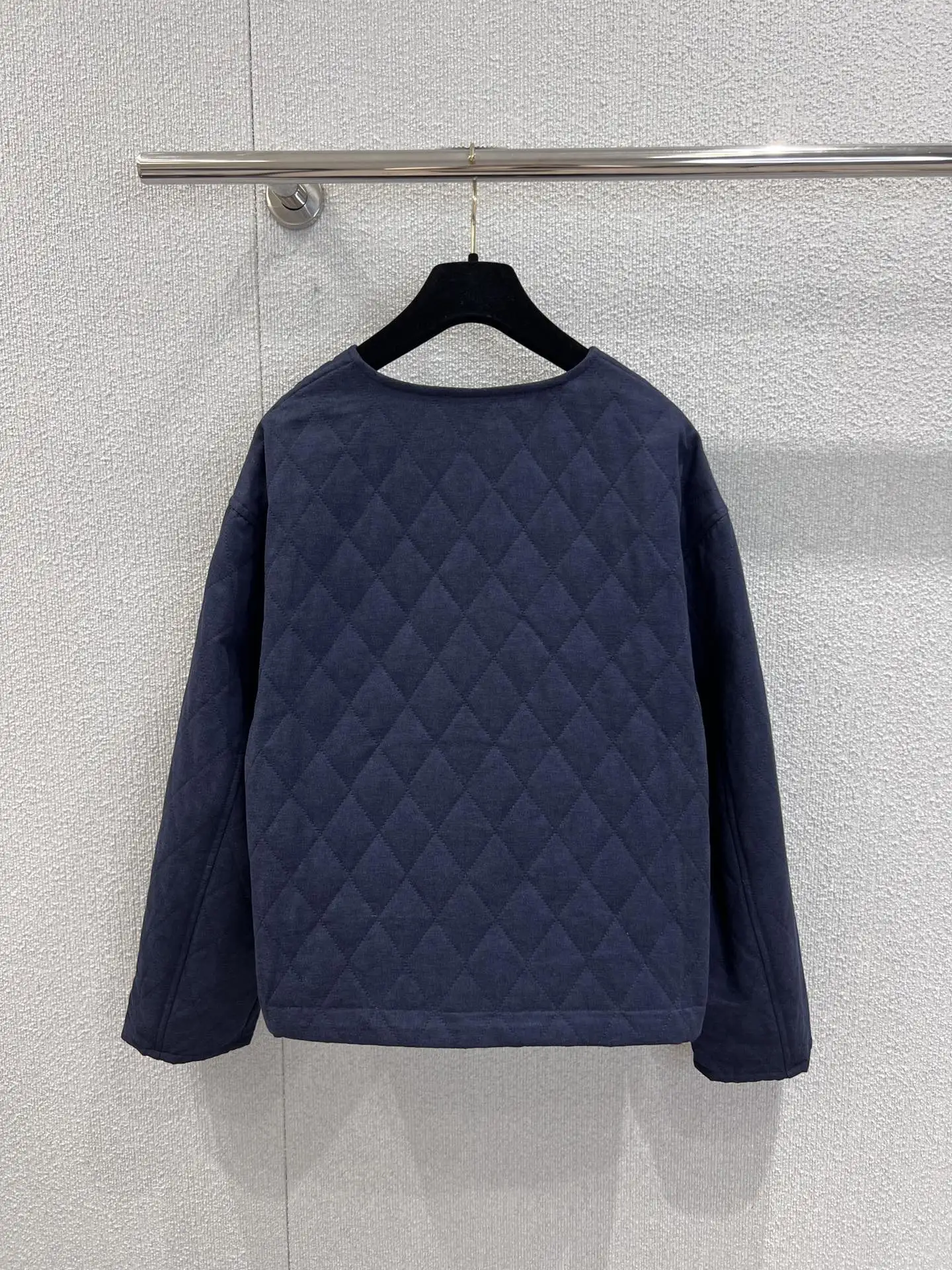 

Women's New Diamond Grid Short Denim Jacket Classic Tibetan Denim Retro Air Feeling Jacket