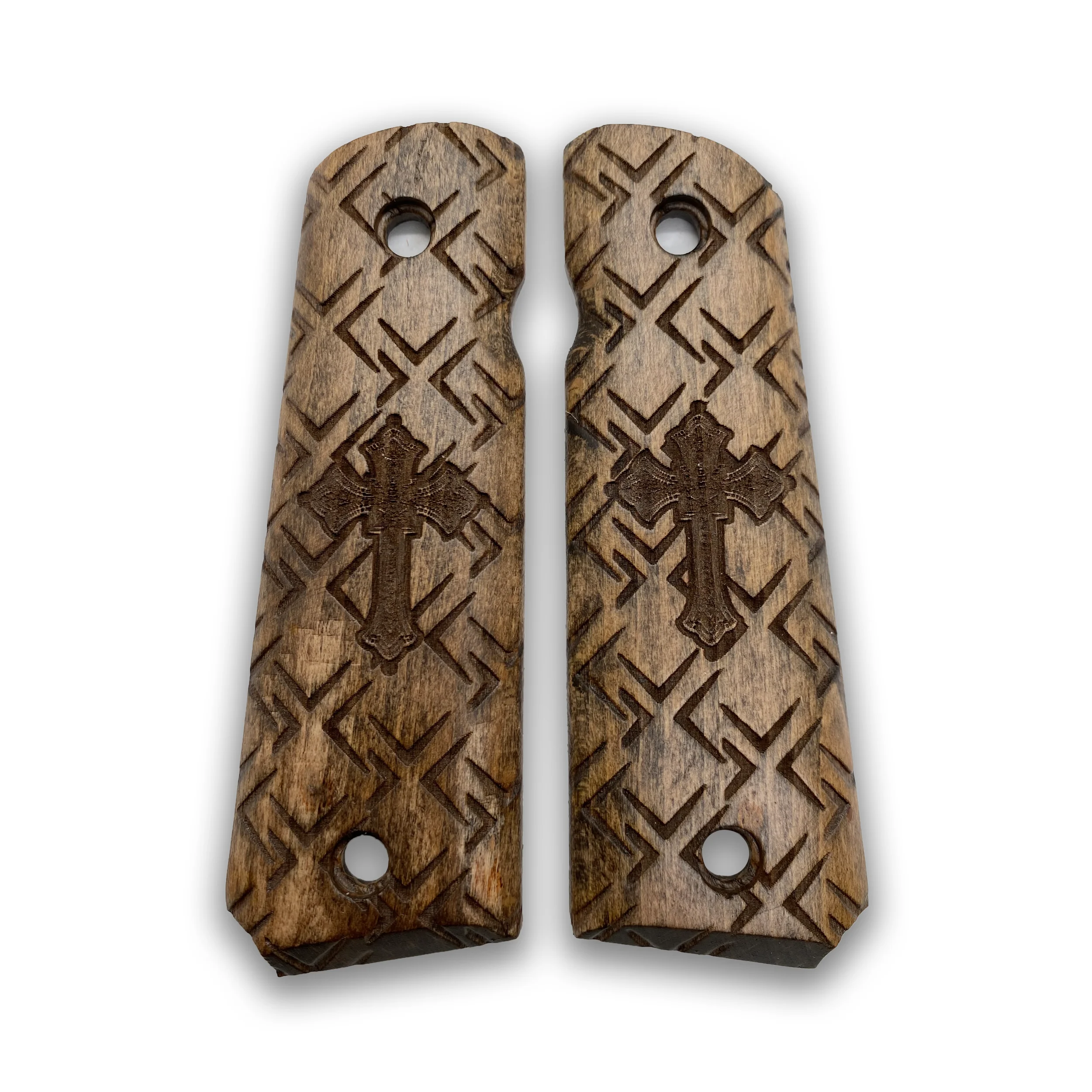 

Grip and sheath Colt printing 1911 custom laser cut wooden inlay handles gun accessories gun bag hunting axle