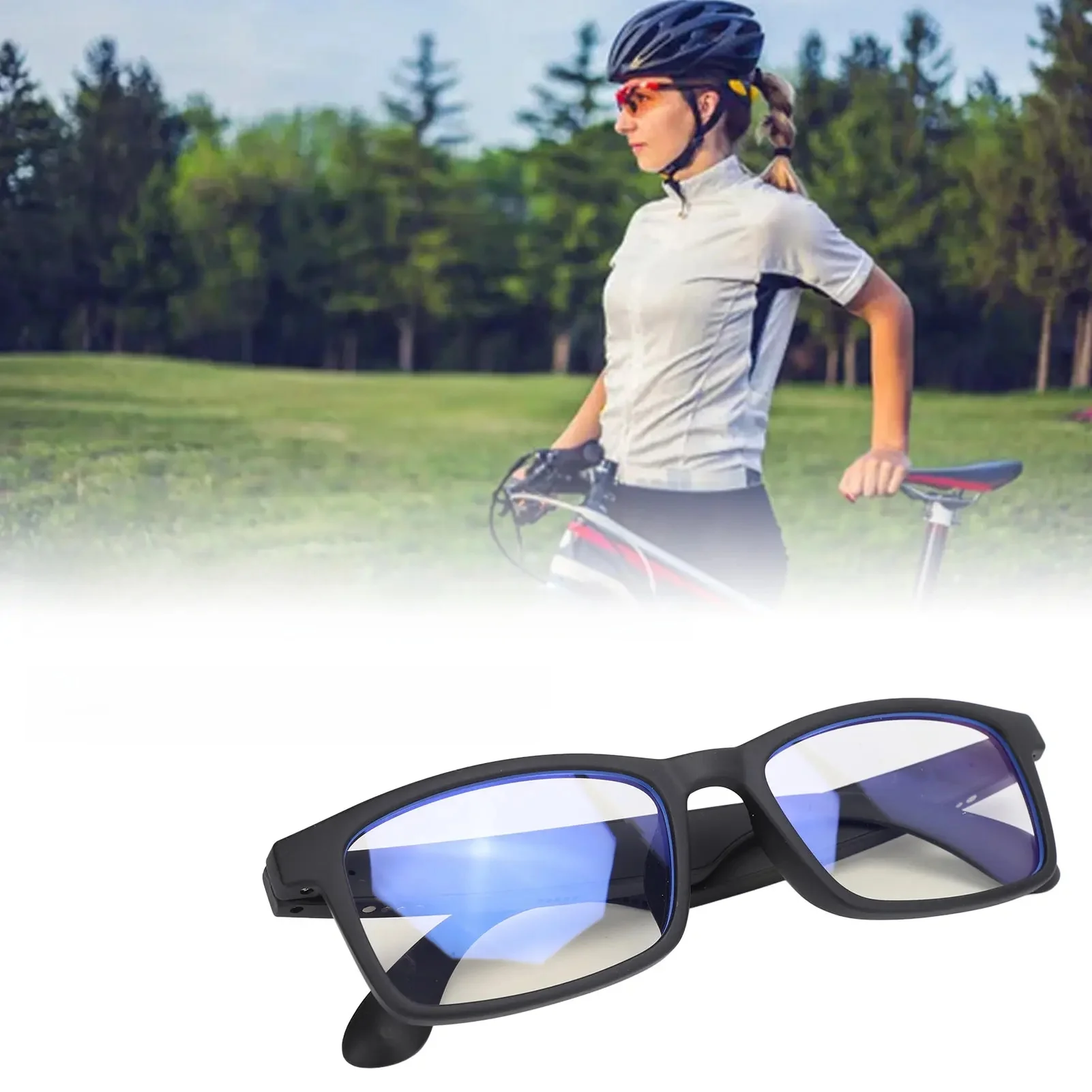 AliExpress VBESTLIFE Smart Sound Glasses Smart Sound Glasses with Mic Blue Light Filter Touch  Outdoor Cycling Bluetooth 5.3 Glasses