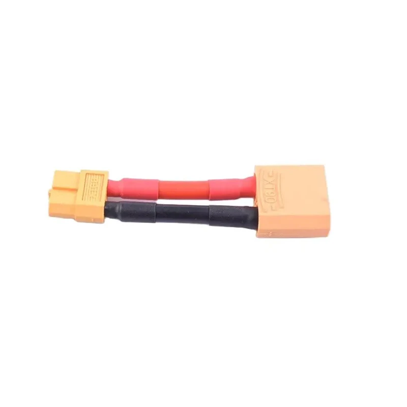 Adattatore per batteria XT90 maschio da 2 pezzi a femmina XT60 cavo di ricarica per batteria 12awg RC 40mm