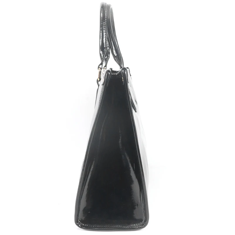 고르피아 신상 패션 디자인 PU 가죽 블랙 여성 가방 대용량 토트백 숄더백 핸드백 편리한 여행용