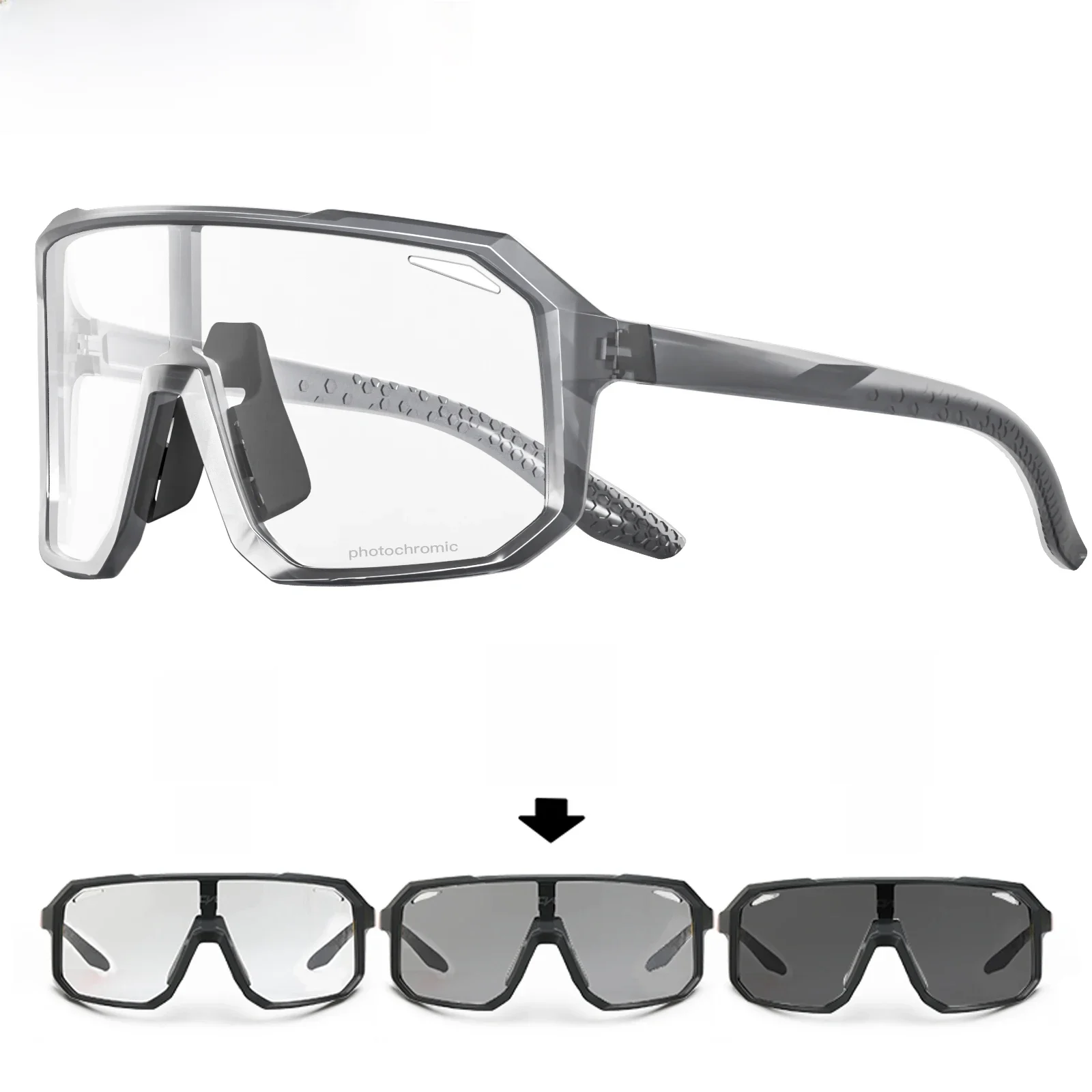 AliExpress SCVCN Cycling Sunglasses Photochromic Glasses Men's UV400 Women Sports Running Eyewear for Men Cycl Road