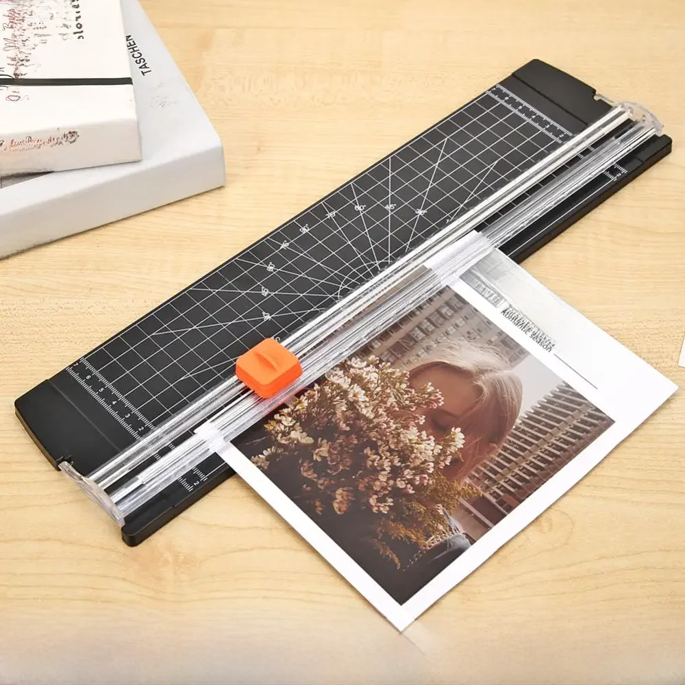 Coupe-papier à guillotine avec règle côtelée, coupe-papier pour tondeuses photo, coupe-papier léger pour scrapbooking, machine à polymères, A4, A5