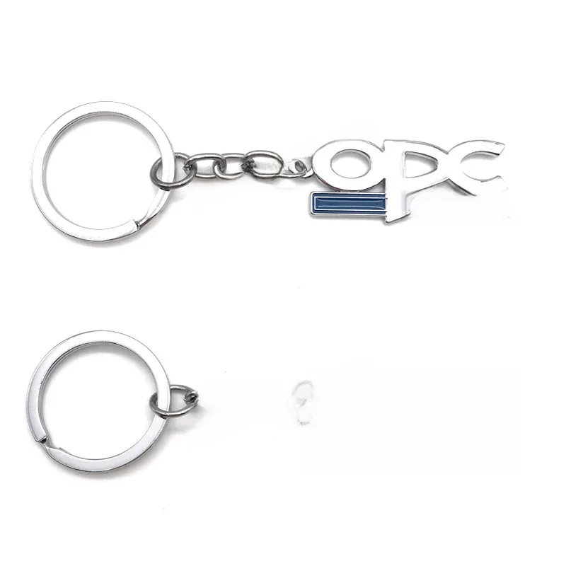 Porte-clés avec Logo emblème de ligne OPC en métal, pour Opel Astra G H J K F Corsa D Zafira B C Insignia Mokka Regal Vectra, accessoires