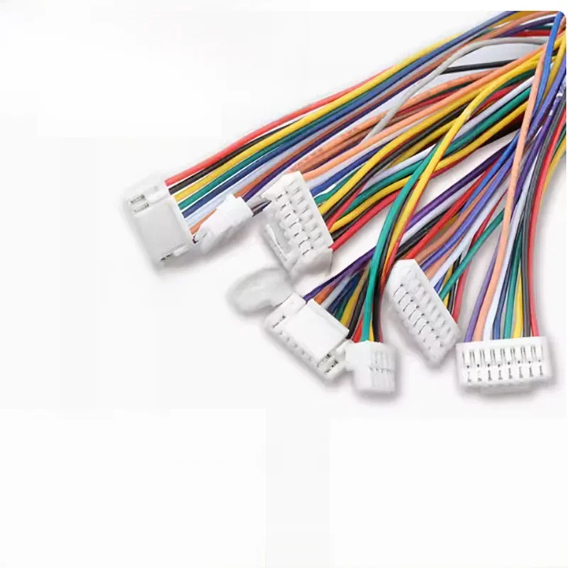 10szt Micro JST GH 1.25 2P 3P 4P 5P 6P PIN Męskie złącze żeńskie z przewodem 15cm Kabel 150mm GH1.25 Pojedyncze podwójne złącze 28AWG — zdjęcie 2