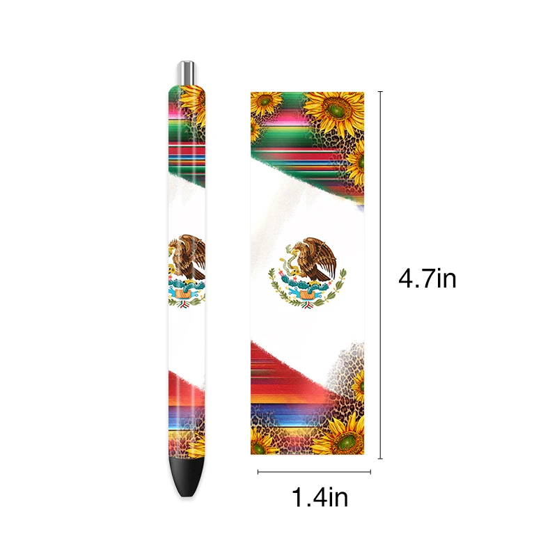 UV DTF Pen Wrapping Decals Vinyl Stickers Wraps Decals Waterproof Transfer Stickers For Craft Pen Gift Students School Classroom