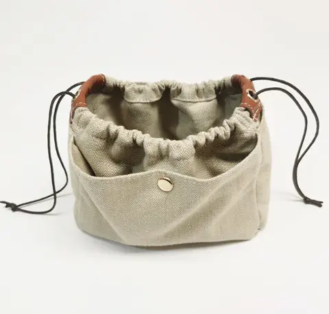 Organizzatore per Picotin 18 22 26 Inserto per borsa Base Shaper Borsa per inserto in tela per trucco, Organizzatore per borsetta Stoccaggio interno fatto a mano