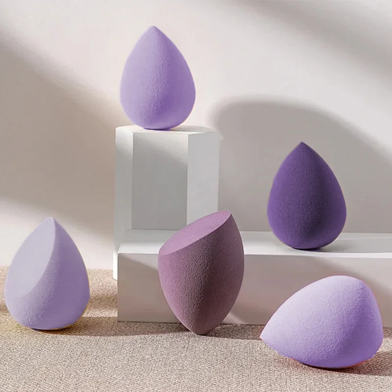 4-Pack Beauty Sponge, Hydrophilic Non-Latex Material, Soft & Q-Elastic, Less Powder Absorption