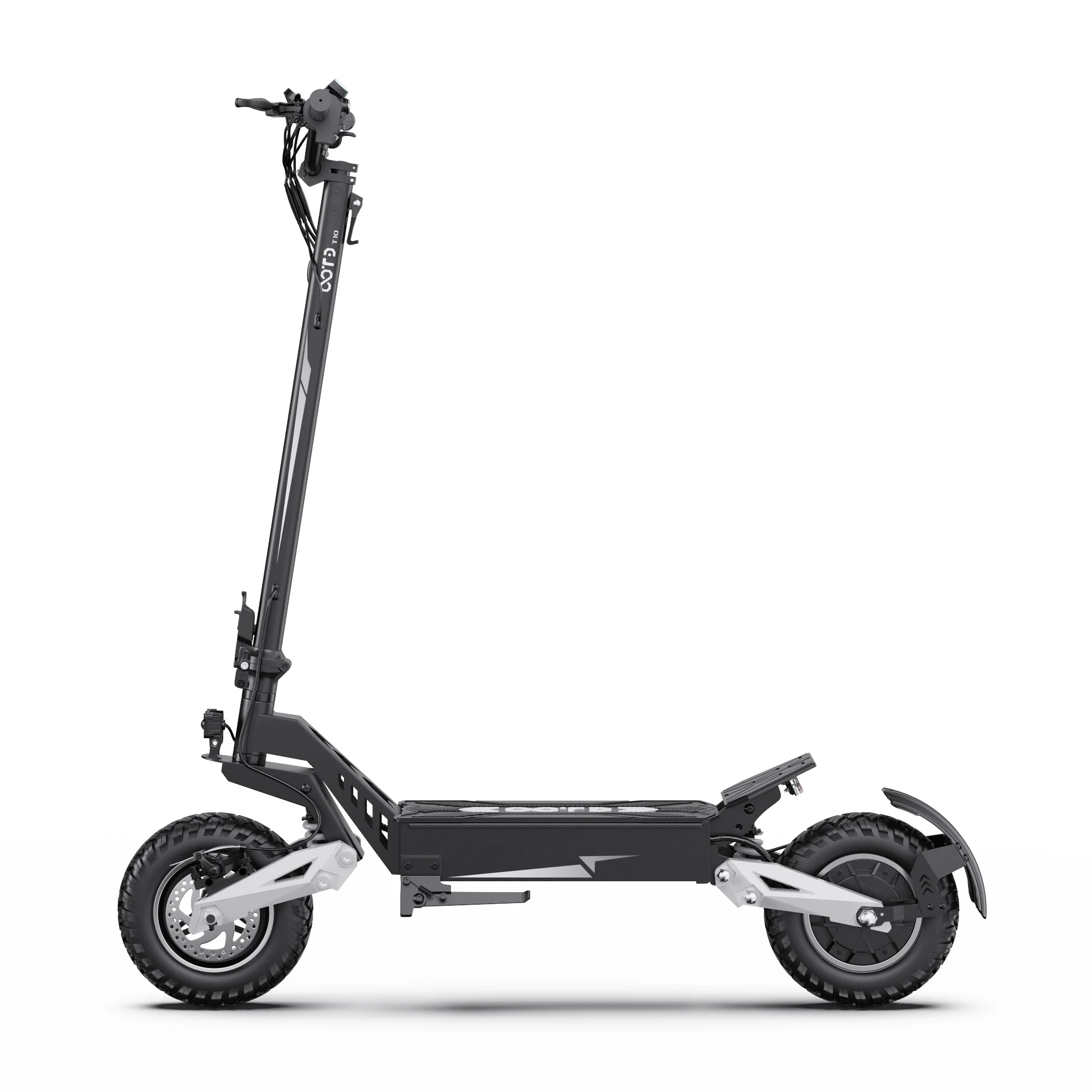Neues Modell OOTD T10 Faltbarer Elektroroller für Erwachsene, 48V 13,5Ah Lithium-Akku, Klares LED-Display, 11 Zoll All-Terrain-Reifen, Elektroroller für den täglichen Stadtverkehr, Tagesausflüge &