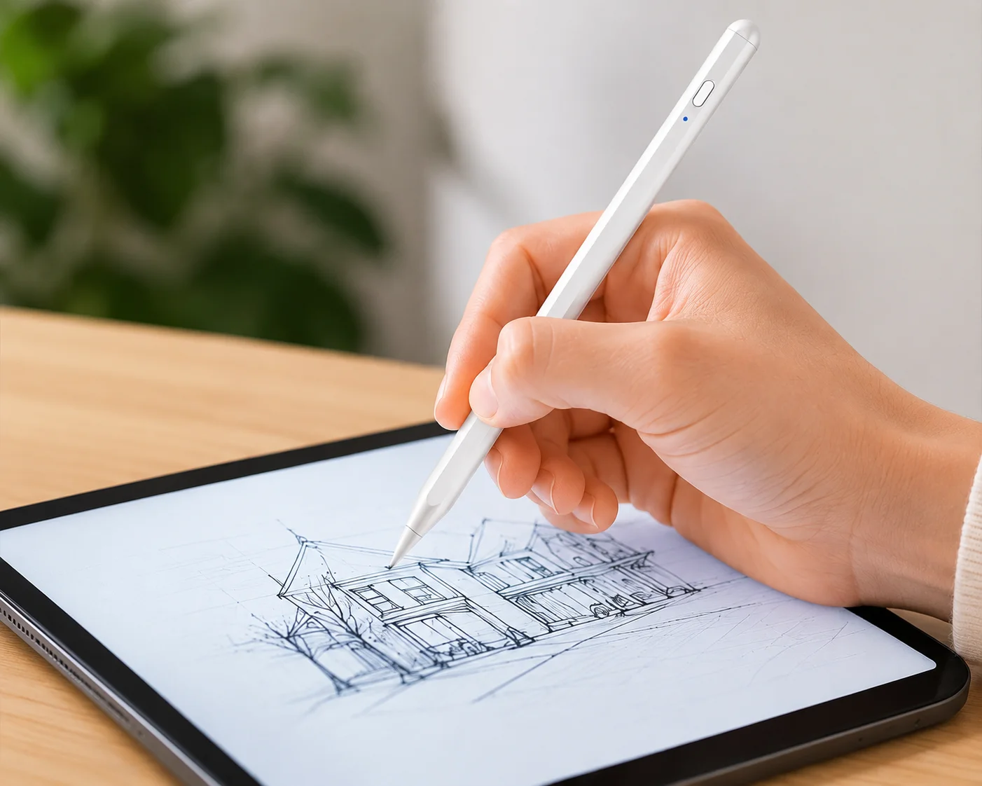 Lápiz Táctil Universal Recargable USB, Stylus de Alta Precisión para iPad y Tablet