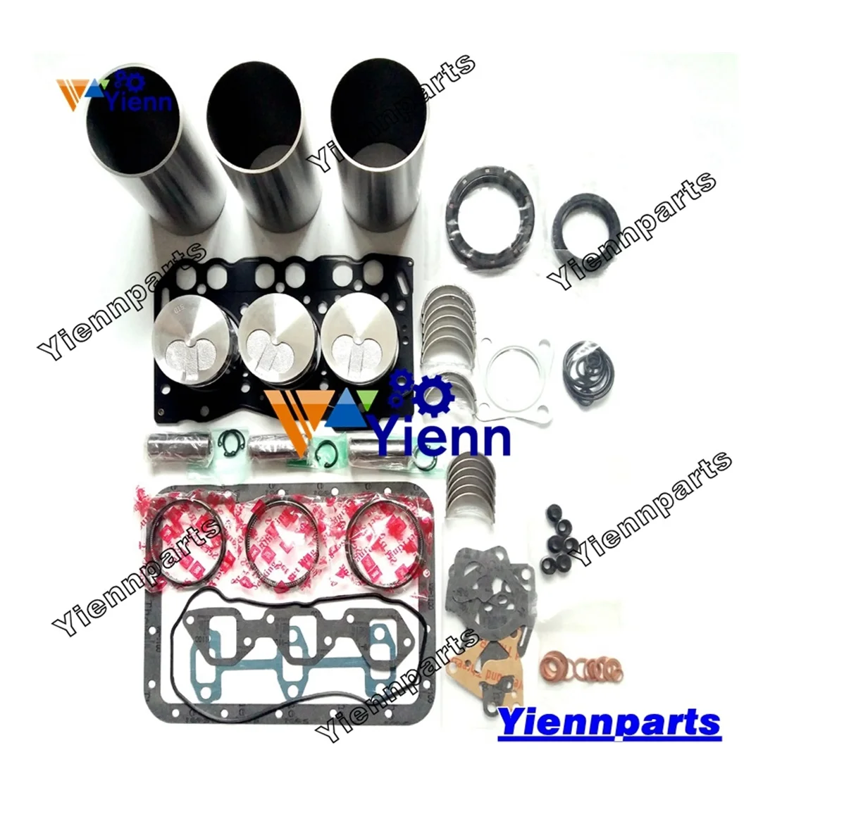 3D68E Overhaul Rebuild Kit For Komatsu Diesel Engine Parts Excavator PC05-7 PC07-2 PC12R-8 PC12UU-2 PC15FR-1 PC20FR-2 PC10R-1