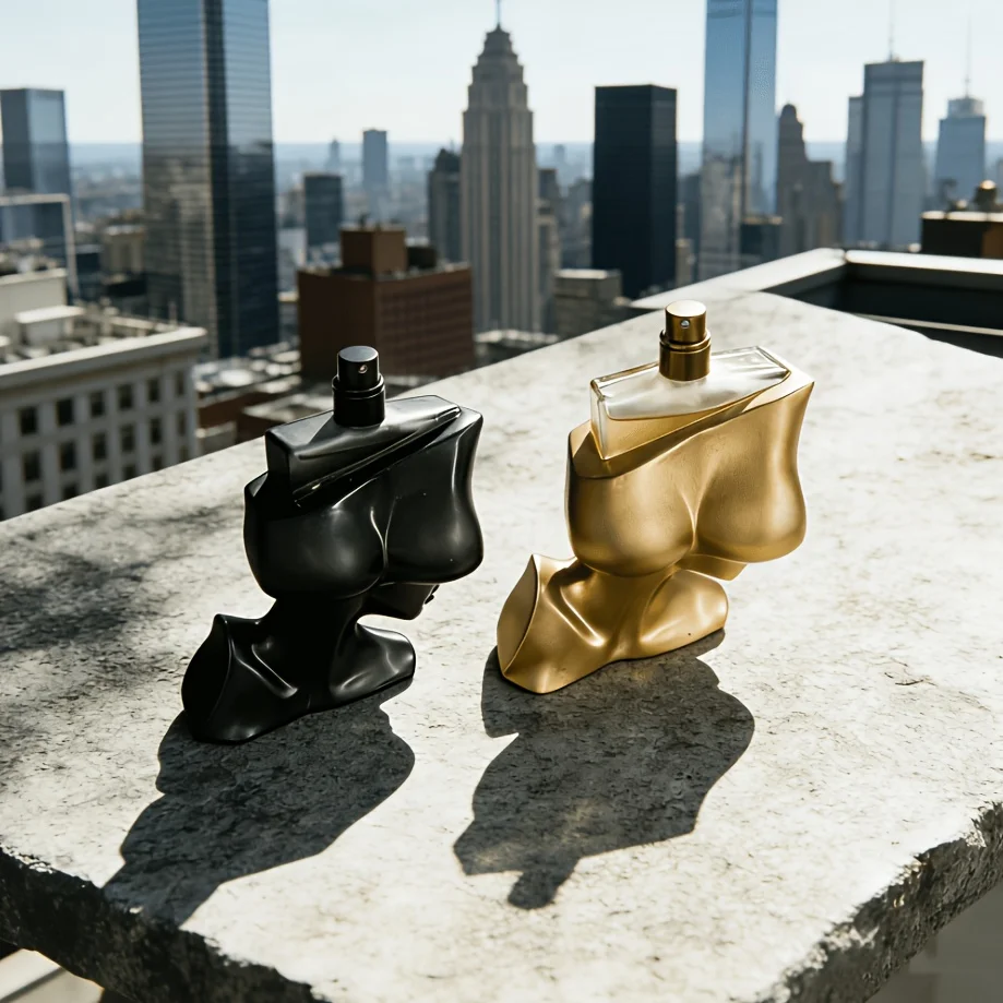 

Two Women’s Perfumes Set Black and Gold Signature Fragrances, Long-Lasting Scent with a Soft, Elegant Aroma Perfect Gift Choice