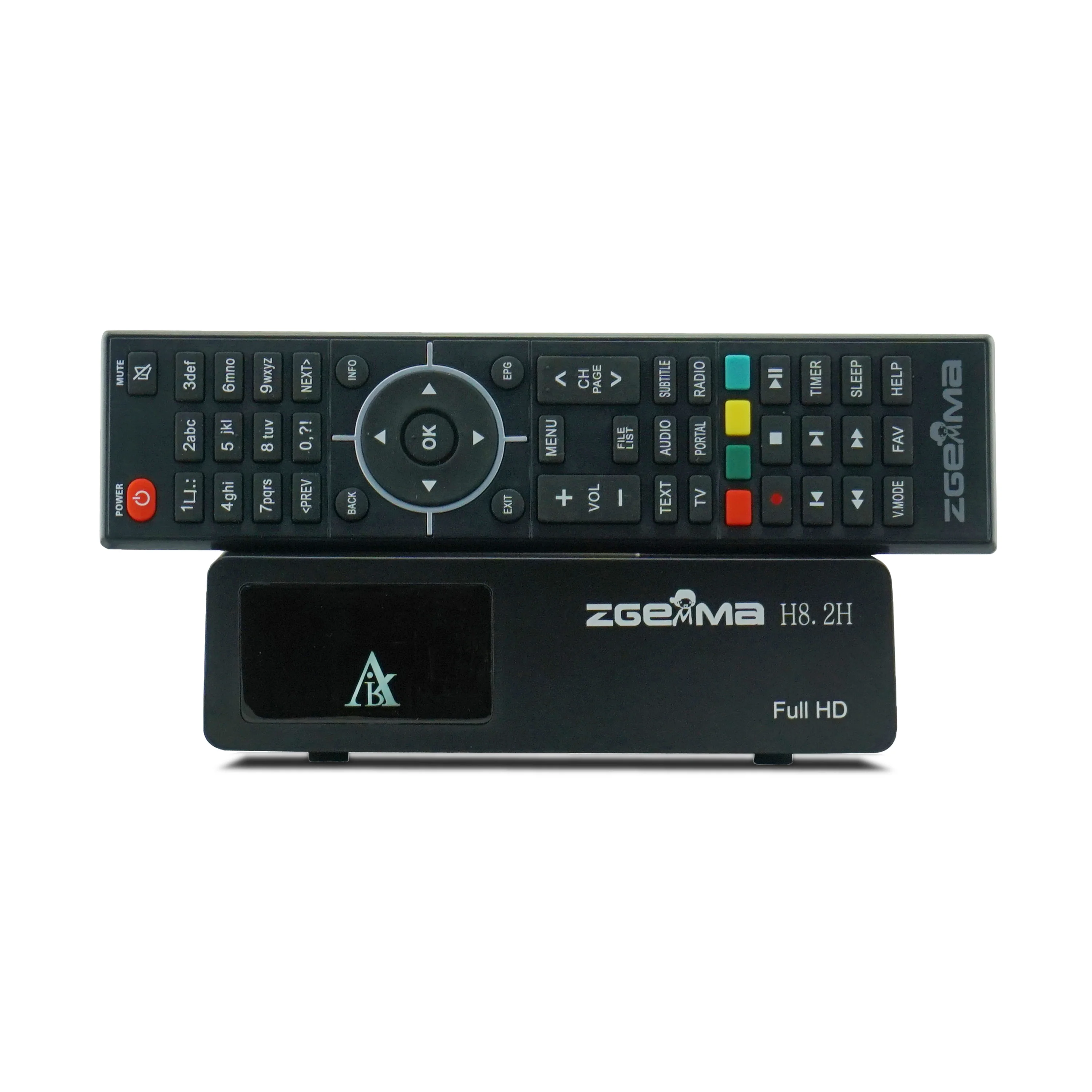 Zgemma h8.2h 1080p Enigma2 Linux OS TV décodeur DVB-S2 + T2/C récepteur de télévision par satellite