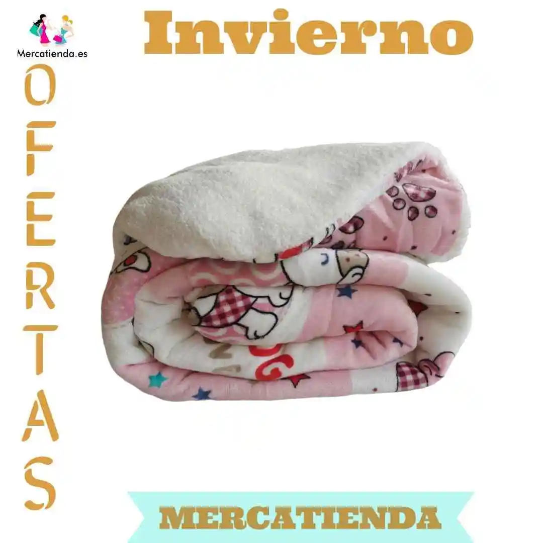 Nordic comforter | Sheep & sedaline | + 600g thermal + Pink Dog Cushion Cover gift | Puppies in pink + Bonus quadrants