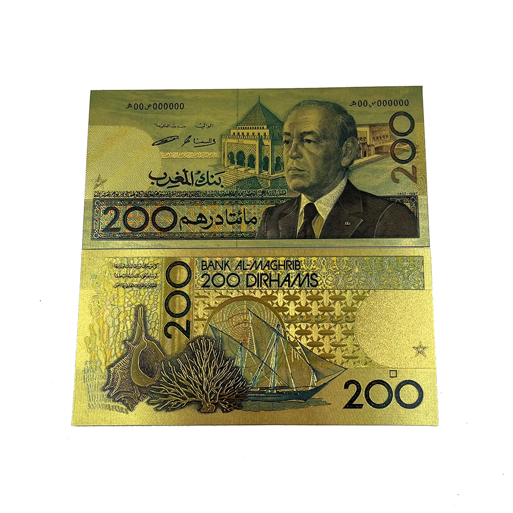 أوراق نقدية من رقائق الذهب لجمع الأوراق النقدية ، 9 أنواع ، هدية الأعمال #4