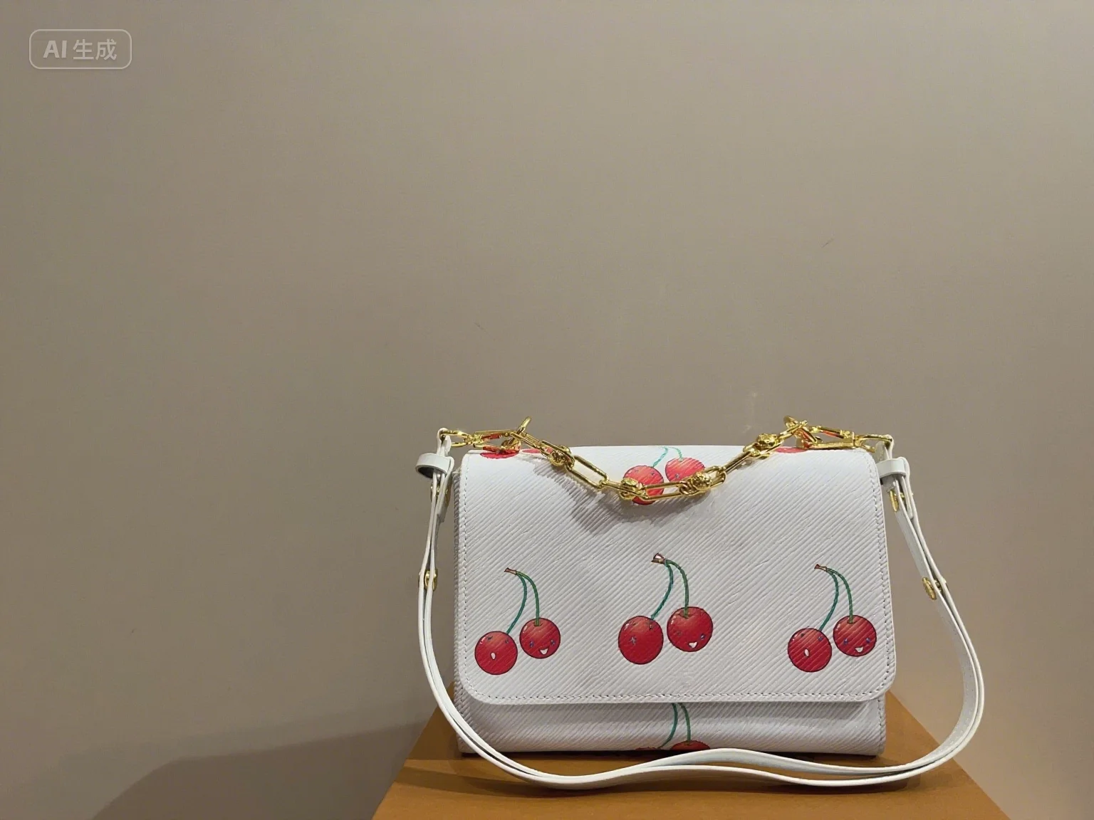 

2025 Новый РАЗМЕР: 23x16 СМ Модные универсальные сумки из кожи вишни Портативные можно носить на плече без коробок