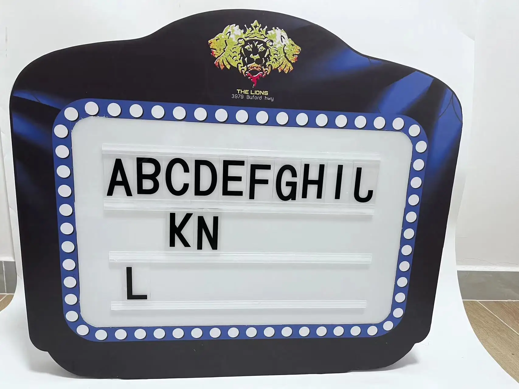 FREE CUSTOMIZED LOGO MARQUEE BOARD FOR NIGHTCLUB