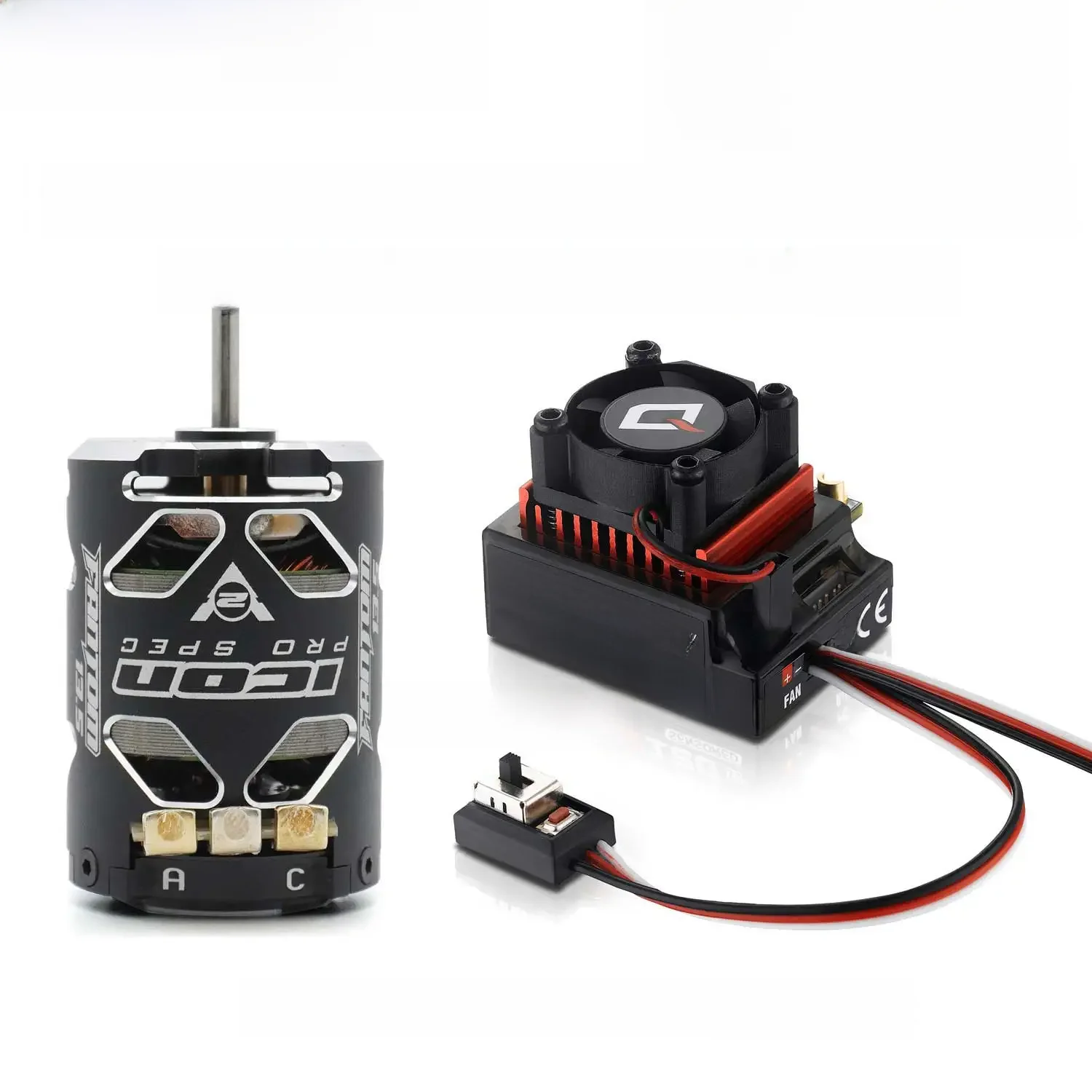 Hobbywing 10BL G2 120A ESC z silnikiem 540 ICON V2 SPEC 10.5T 13.5T 17.5T 21.5T 2-3S Sensored Brushless Combo do samochodów RC driftowych w skali 1/10 — zdjęcie produktu 7