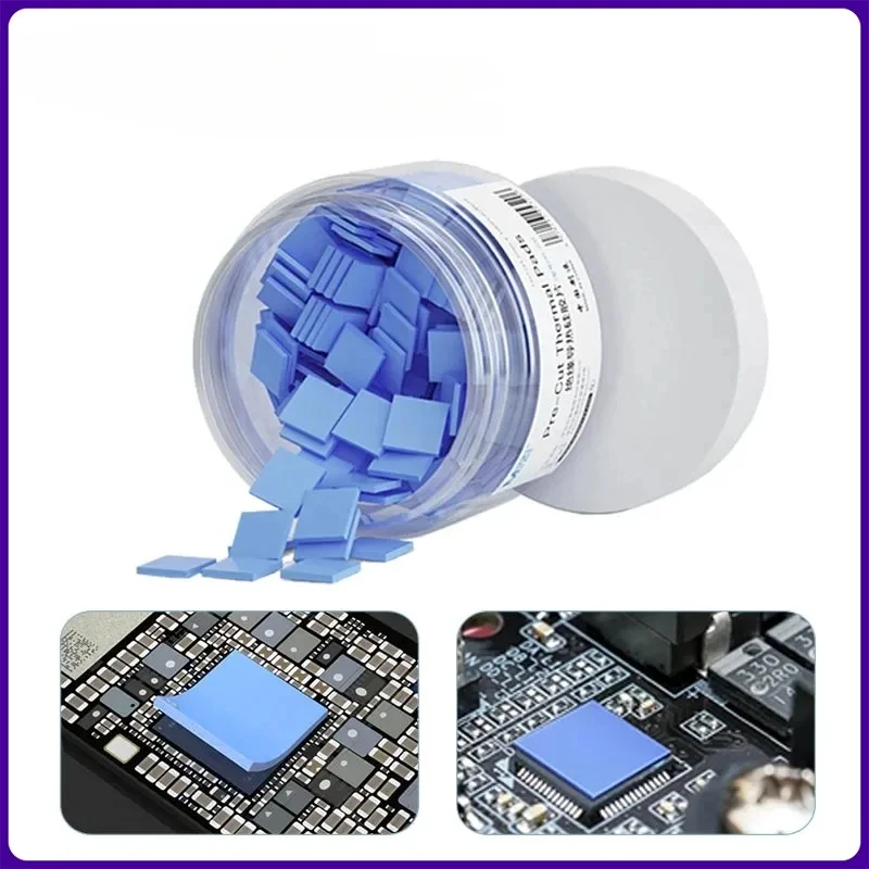 MaAnt New100PCS termoizolacyjny arkusz silikonowy odporny na wysoką temperaturę płyta główna CPU IC GPU narzędzie do naprawy mata do cięcia — zdjęcie 2