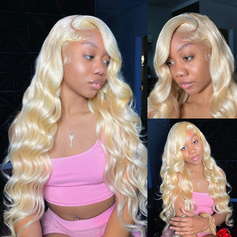 613 Blonde Wig Body Wave 13x4 13x6 Lace Front Human Hair Wigs For Black Women HD Transparent Glueless Brazilian Lace Frontal Wig