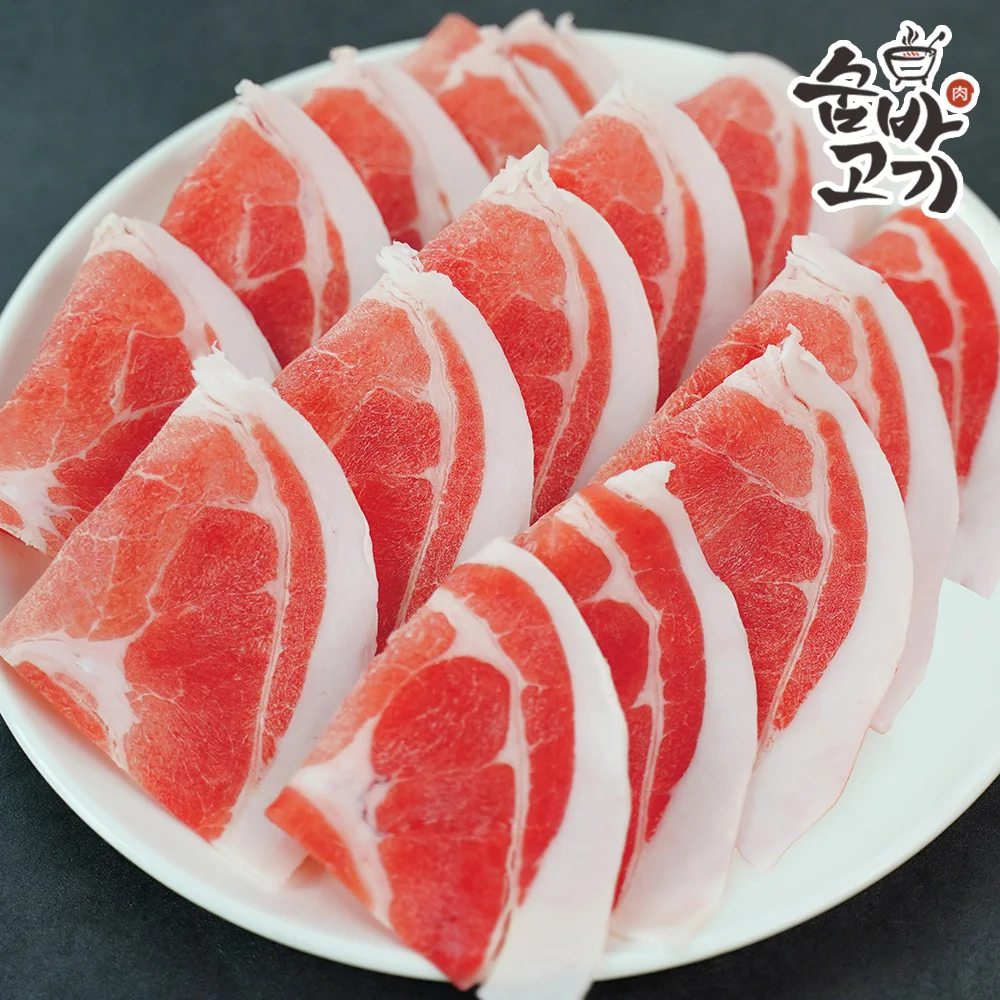 Soombagogi domestic thin sliced pork neck 1kg