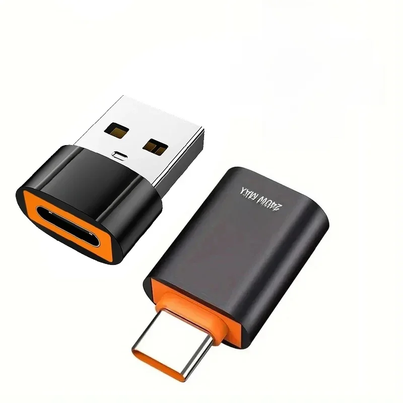 10A USB 3.0 do typu C Mini szybki transfer USB typu C żeński do USB PD Adapter odpowiedni do komputerów przenośnych Ładowarka samochodowa Konwertery (Type-c to USB Black) — Zdjęcie 2 z 2