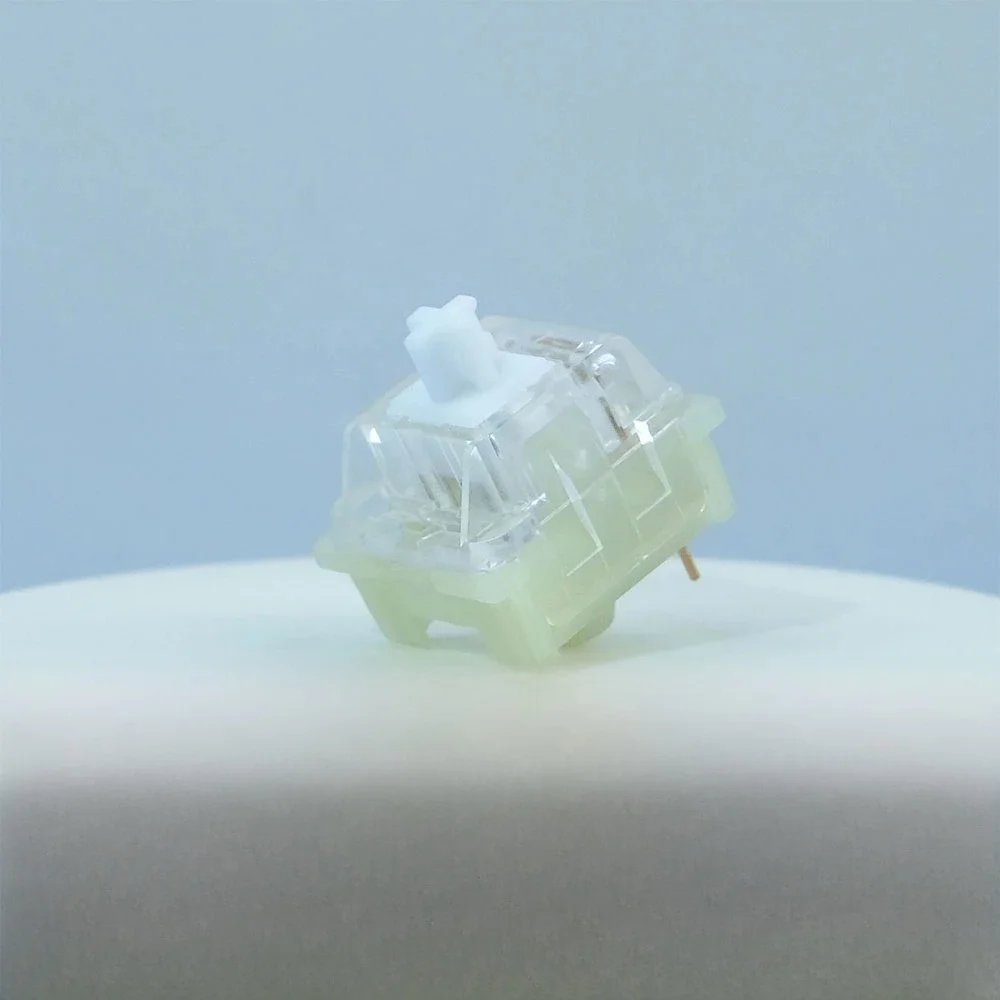 KTT Kang White V3 Switches Mechanical Keyboard Linear Switch 3 Pin Custom Cherry RGB SMD Gaming Hot Swap MX Switch F75 GMK67