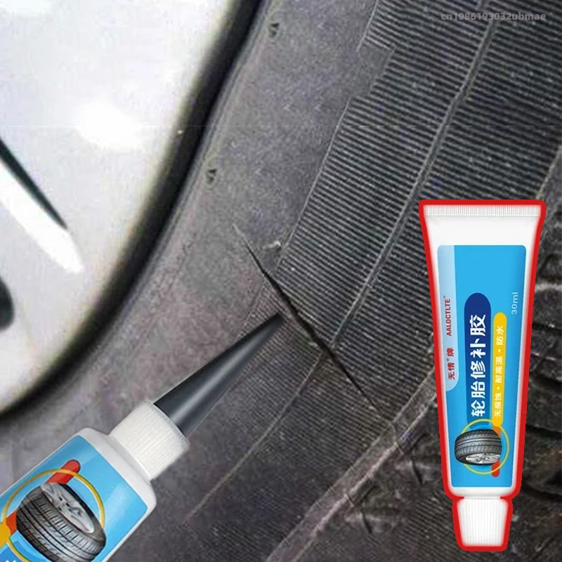 Car Tire Repair Glue Black Tyre Repair Instant Universal Multi-functional Outer Tire Car Instant Strong Tools Strong Repair Glue