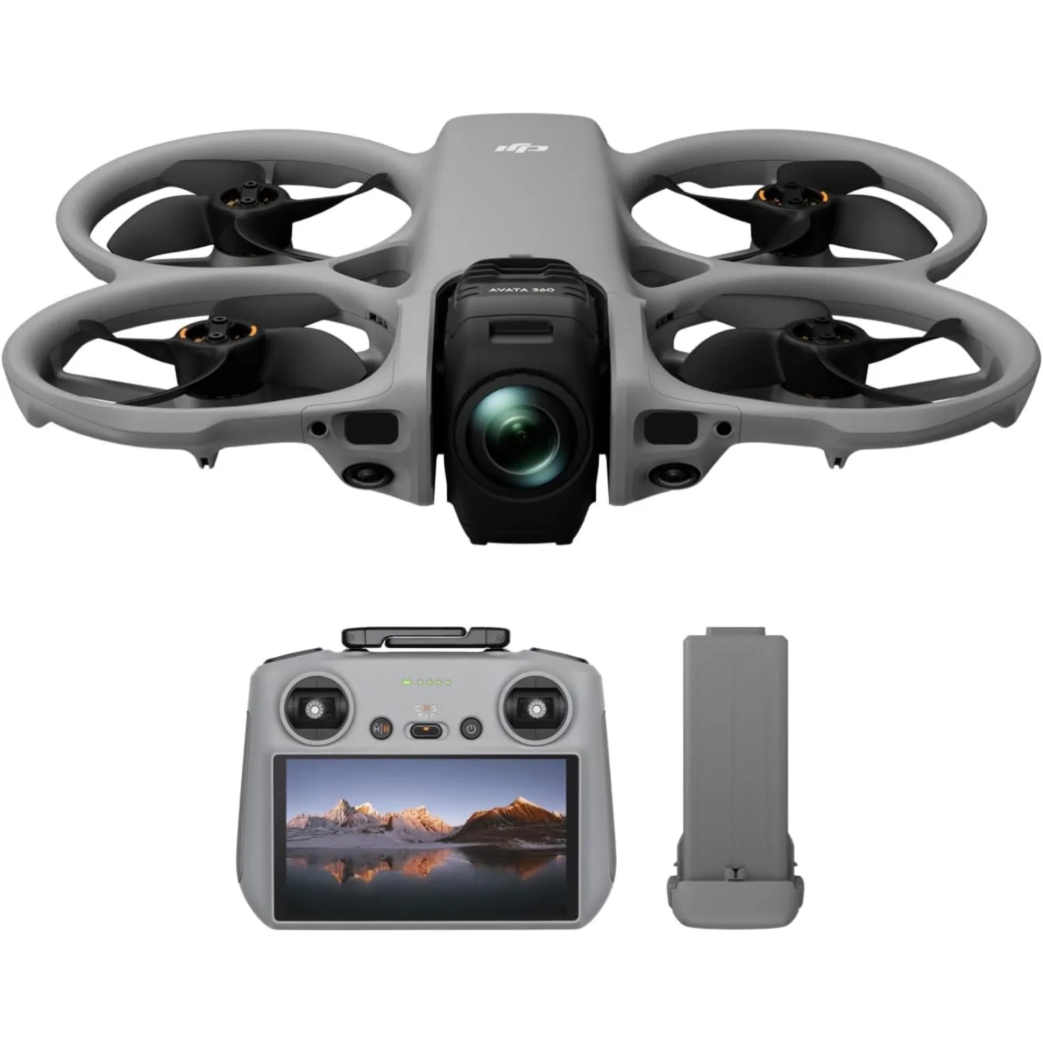 DJI Avata 360 FPV Drone with RC 2 Controller, 1-Inch 8K 360 Imaging System, Aerial Filming Camera, Propeller Guard, Screen Remote