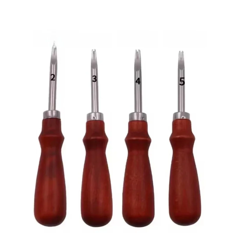 Outil de coupe tranchant en forme de V, couteau en cuir, biseauté de bord, lame en forme de V, coupe-cuir, déchiqueteuse, outils de pelletage en cuir faits à la main, bricolage