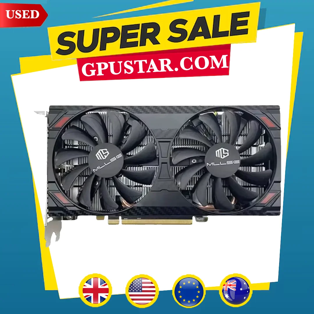 

USED RX 5500xt 8GB Graphics Card Placa De Video 128bit GDDR6 Gaming AMD Radeon rx 5500xt 8gb 8pin + DP*2 + HDMI*1 rx5500xt