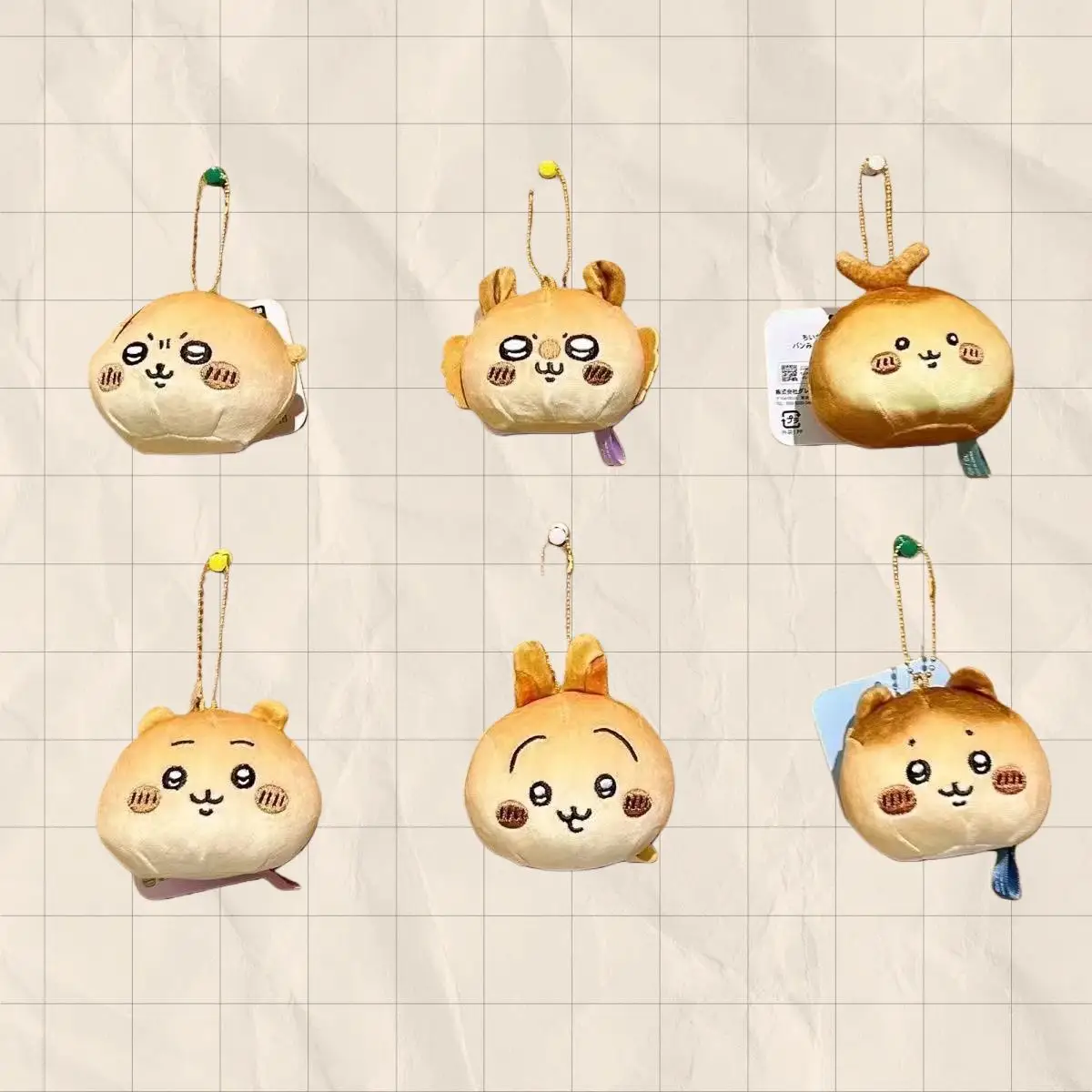 

Новая плюшевая кукла Chiikawa Dorayaki Bakery, подвеска для выпечки хлеба, серьги в наличии, подарочный брелок, милый Nagano