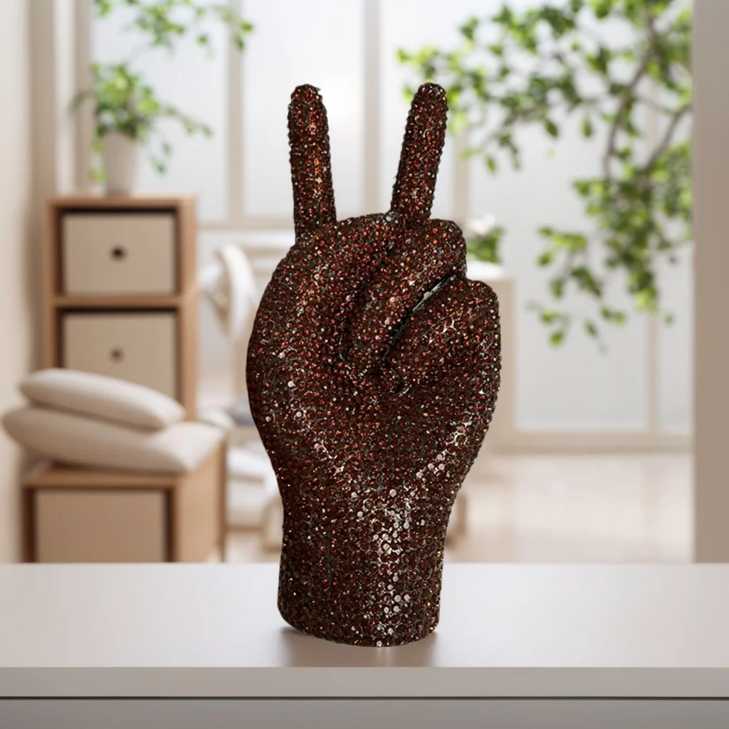 

Ослепительная женская сумка со стразами и пальцами перемоги, блестящий клатч с кристаллами, вечерняя сумочка для выпускного вечера