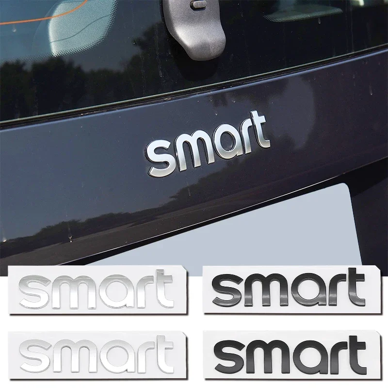 smart front hood trunk letter logo car stickers for SMART #1 #3 head refit accessories big small rear tail decals