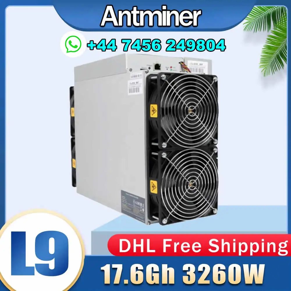 DX ضمان الختم اشتر 5 واحصل على مجانًا من Bitmain Antminer L9 17GH/s Litecoin Dogecoin Asic miner