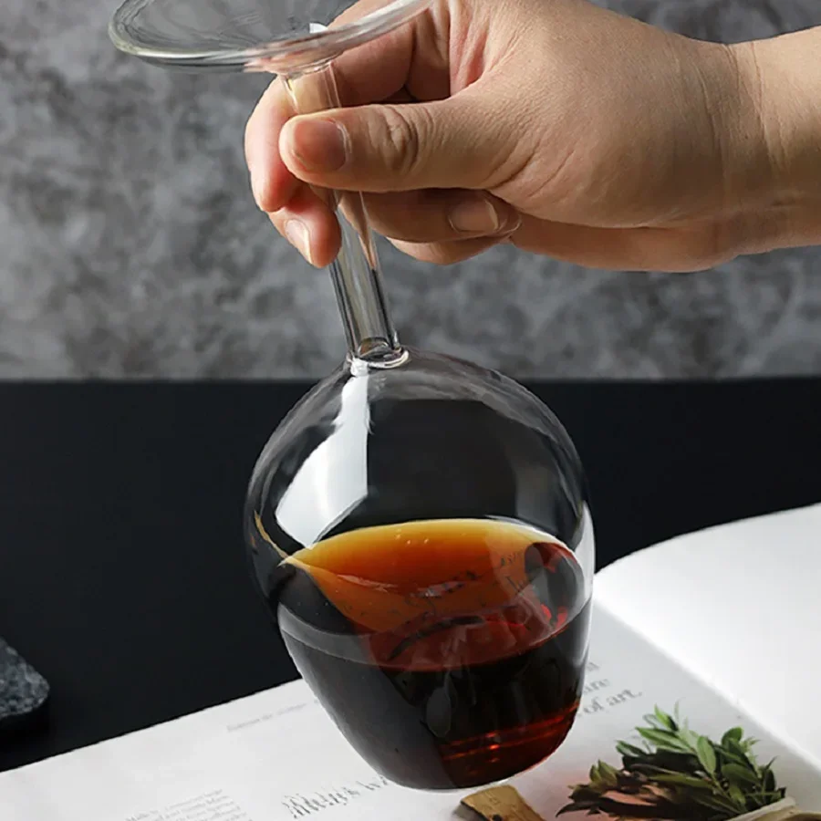 Verre à vin à l'envers pour scotch, whisky, cocktail, RACK ac, certifiée, gin, tequila, parfait pour bar, club et usage domestique, 1PC, 13.5oz